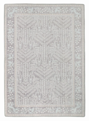 Vela Brown Grey Plush Rollie Pollie Playmatmodern color block patchwork rug