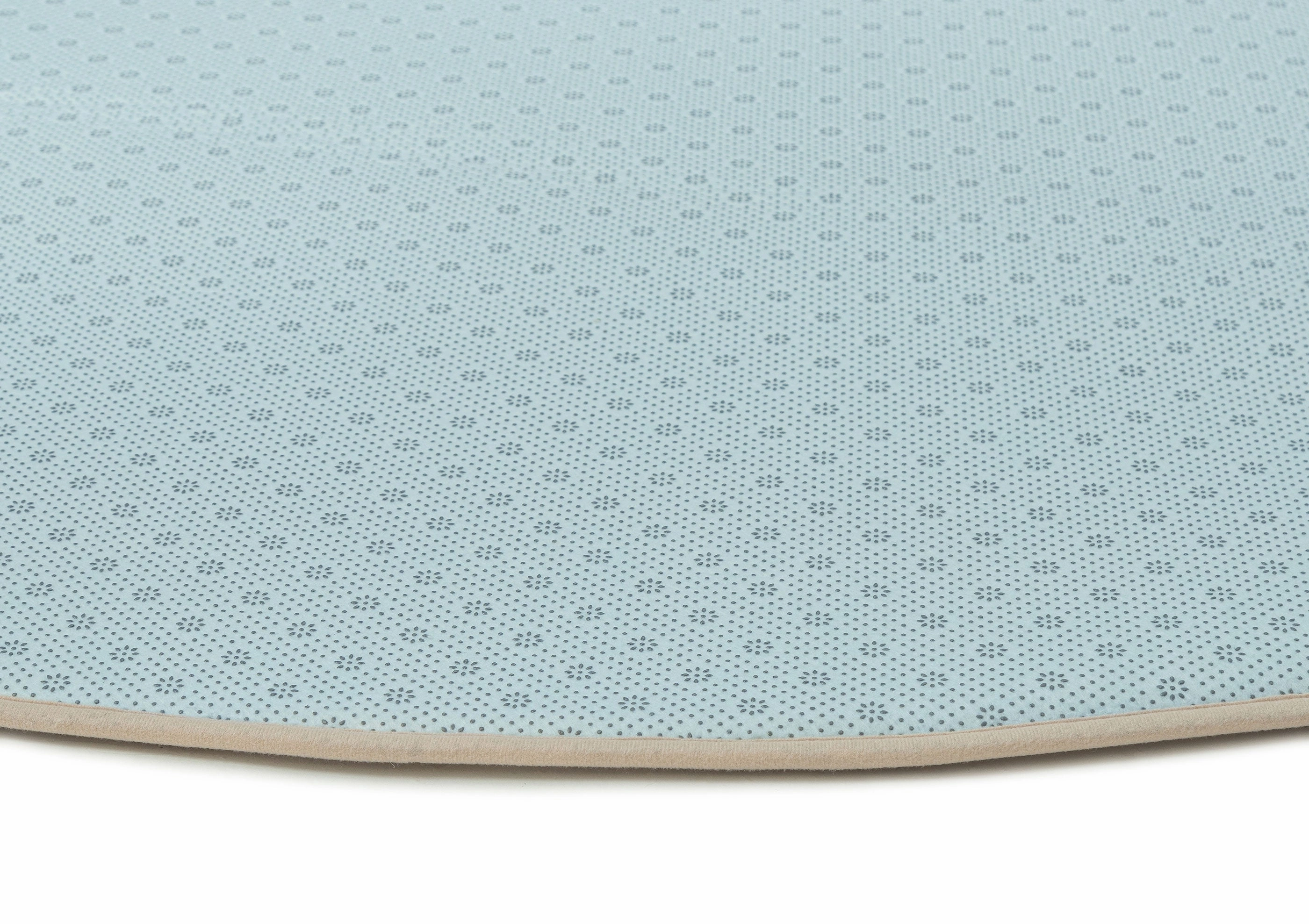 Vela Brown Grey Plush Rollie Pollie Round Playmat