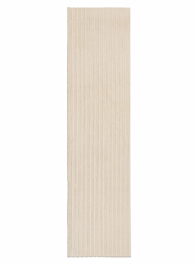 Veluz Cream Striped Washable Faux Fur Runner Rugmodern color block patchwork rug