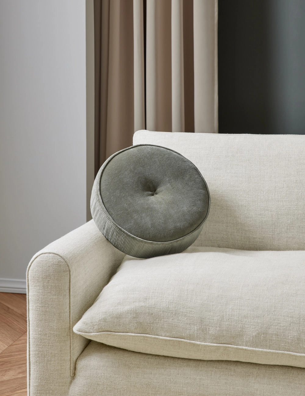Velvet Disc Pillow by Sarah Sherman Samuel