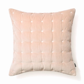 Velvet dot cushion cover 450 x 450 Pinkbedding sets ,throw blankets 