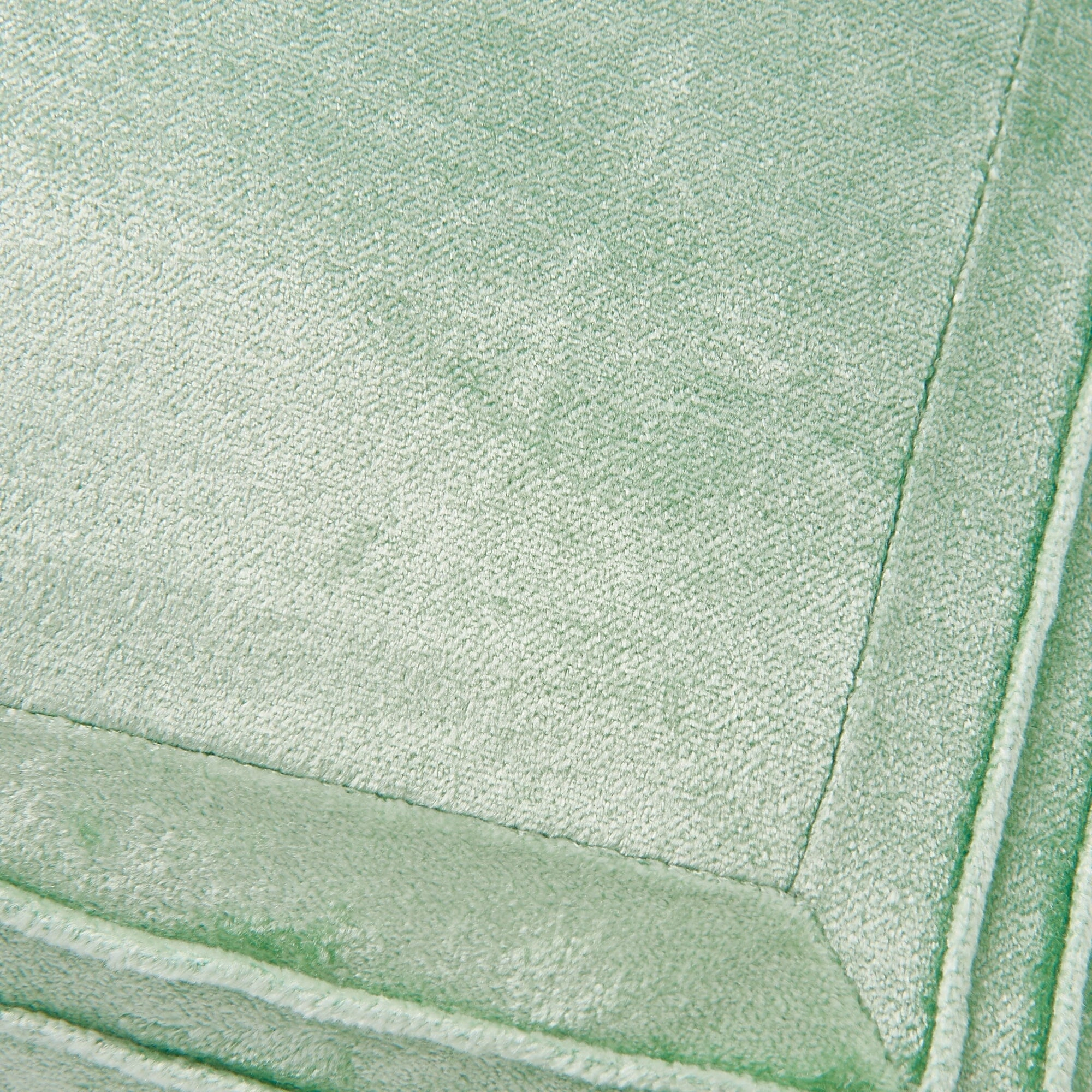 Velvet Frame Cushion Cover 450 X 450 Light Green