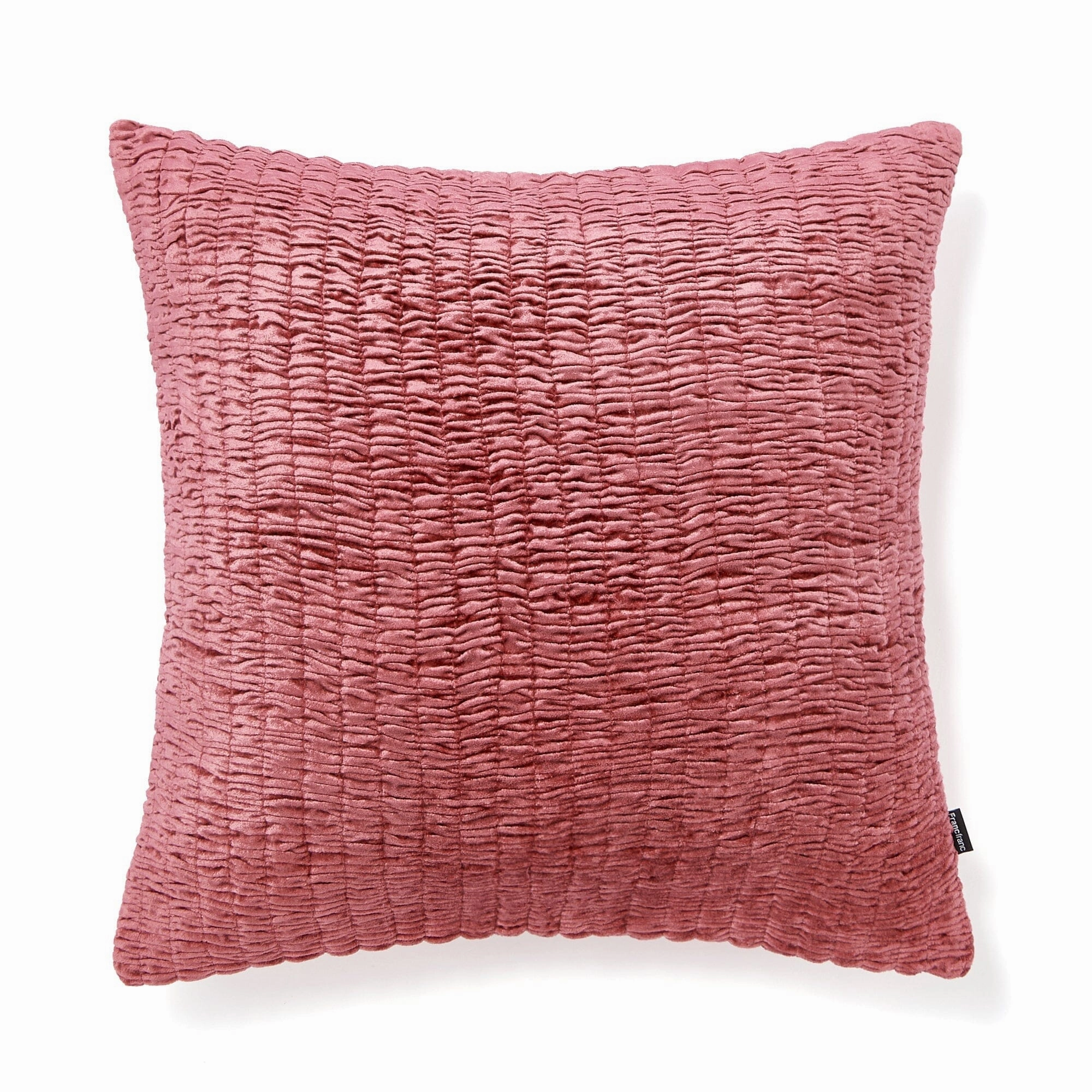 Velvet Gather Cushion Cover 450 X 450 Dark Pinkbedding sets ,throw blankets 