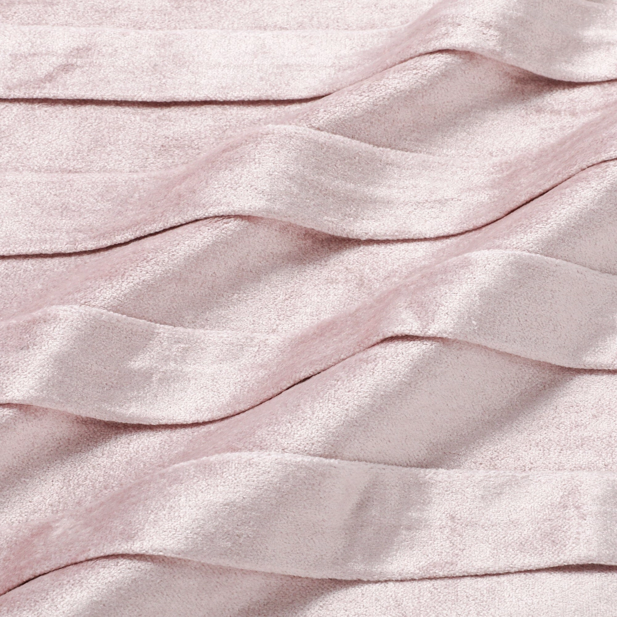 Velvet Pleats Cushion Cover 450 X 450 Pink