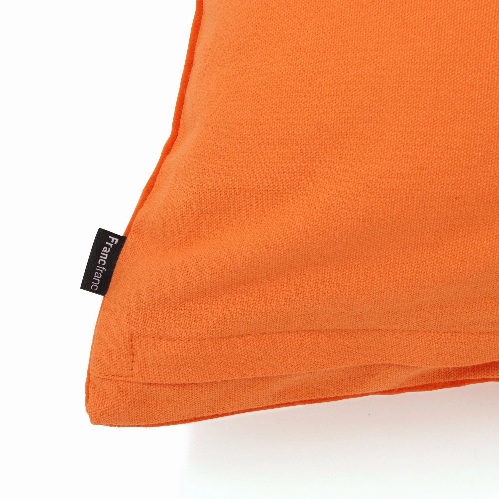 Velvet Pompom Cushion Cover 450 X 450 Orange