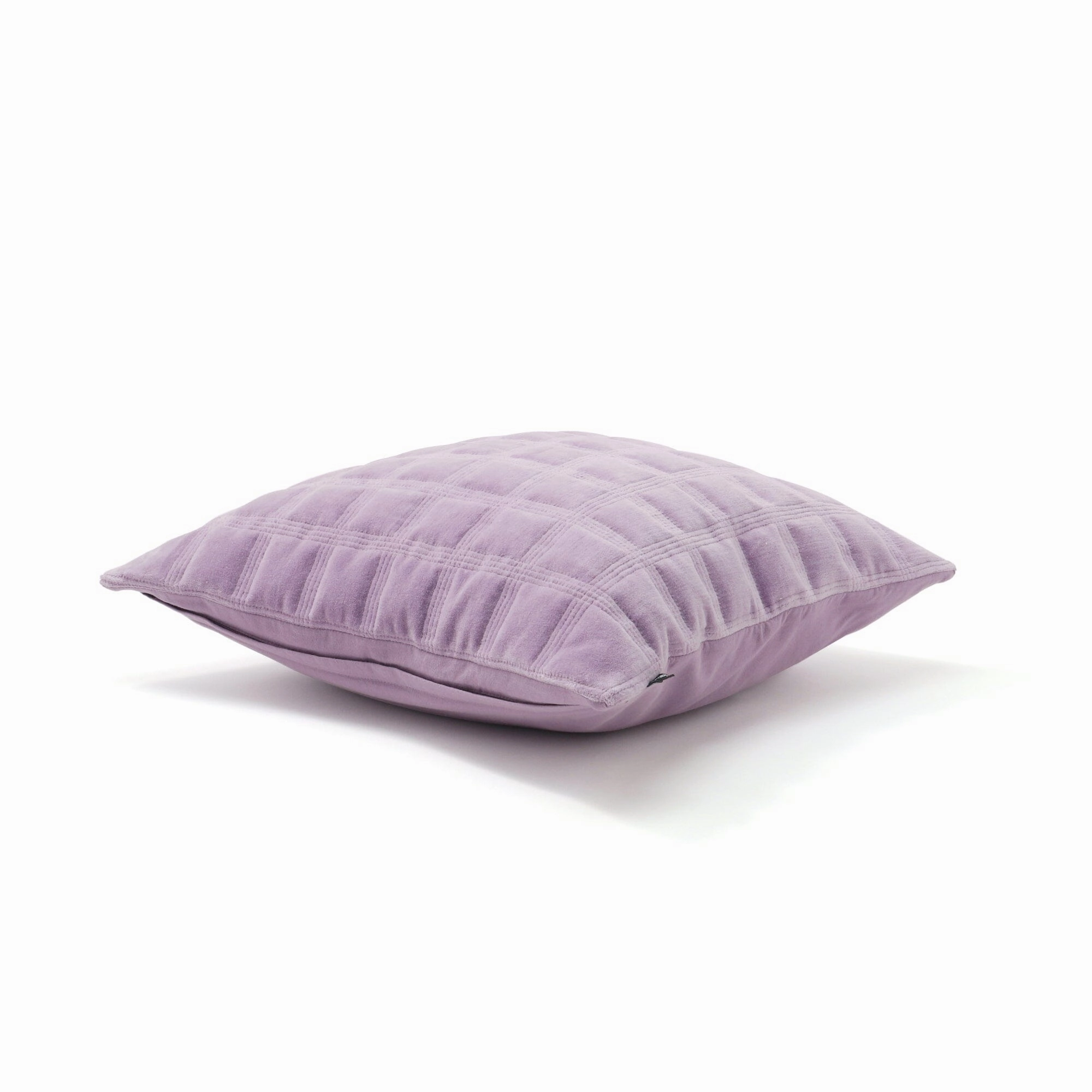 Velvet Quilt Cushion Cover 450 X 450 Purple