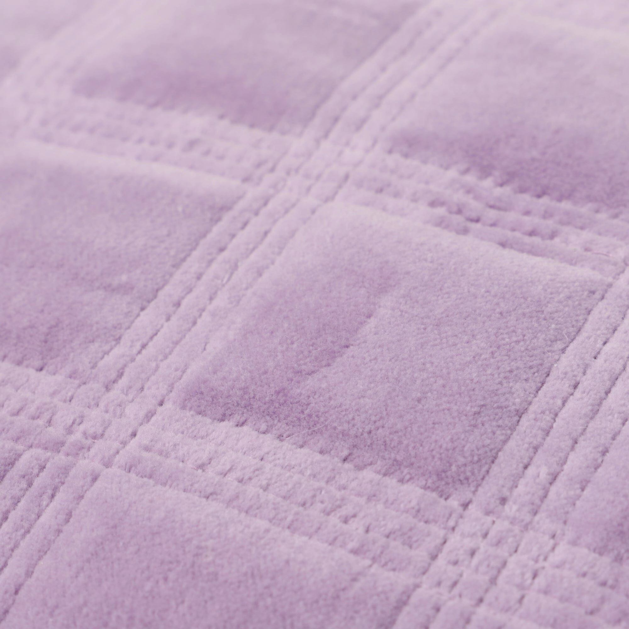 Velvet Quilt Cushion Cover 450 X 450 Purple