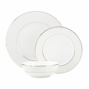 Venetian Lace 3-Piece Place Settingmodern kitchen decor ,kitchen dinner set ,dinnerware 