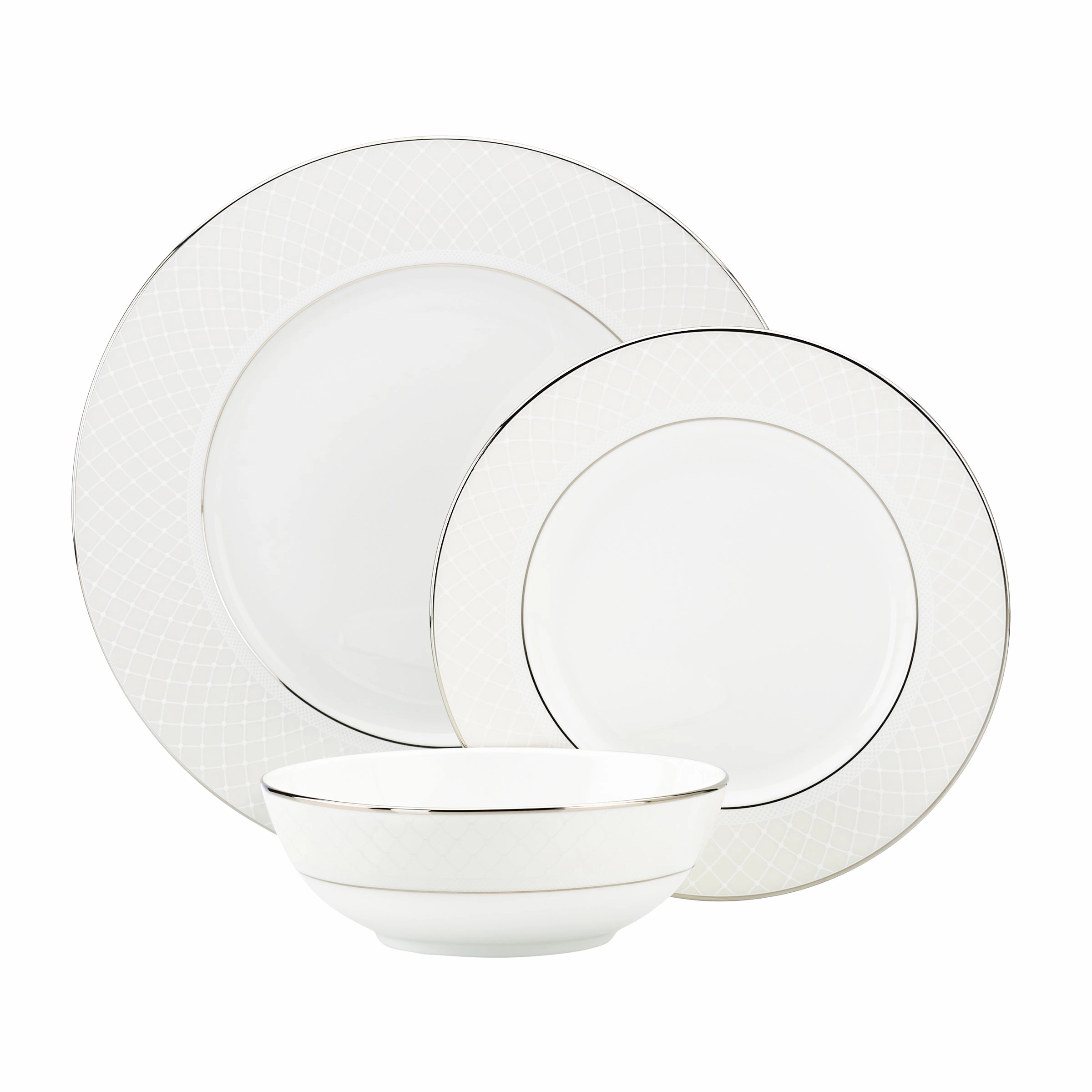 Venetian Lace 3-Piece Place Settingmodern kitchen decor ,kitchen dinner set ,dinnerware 