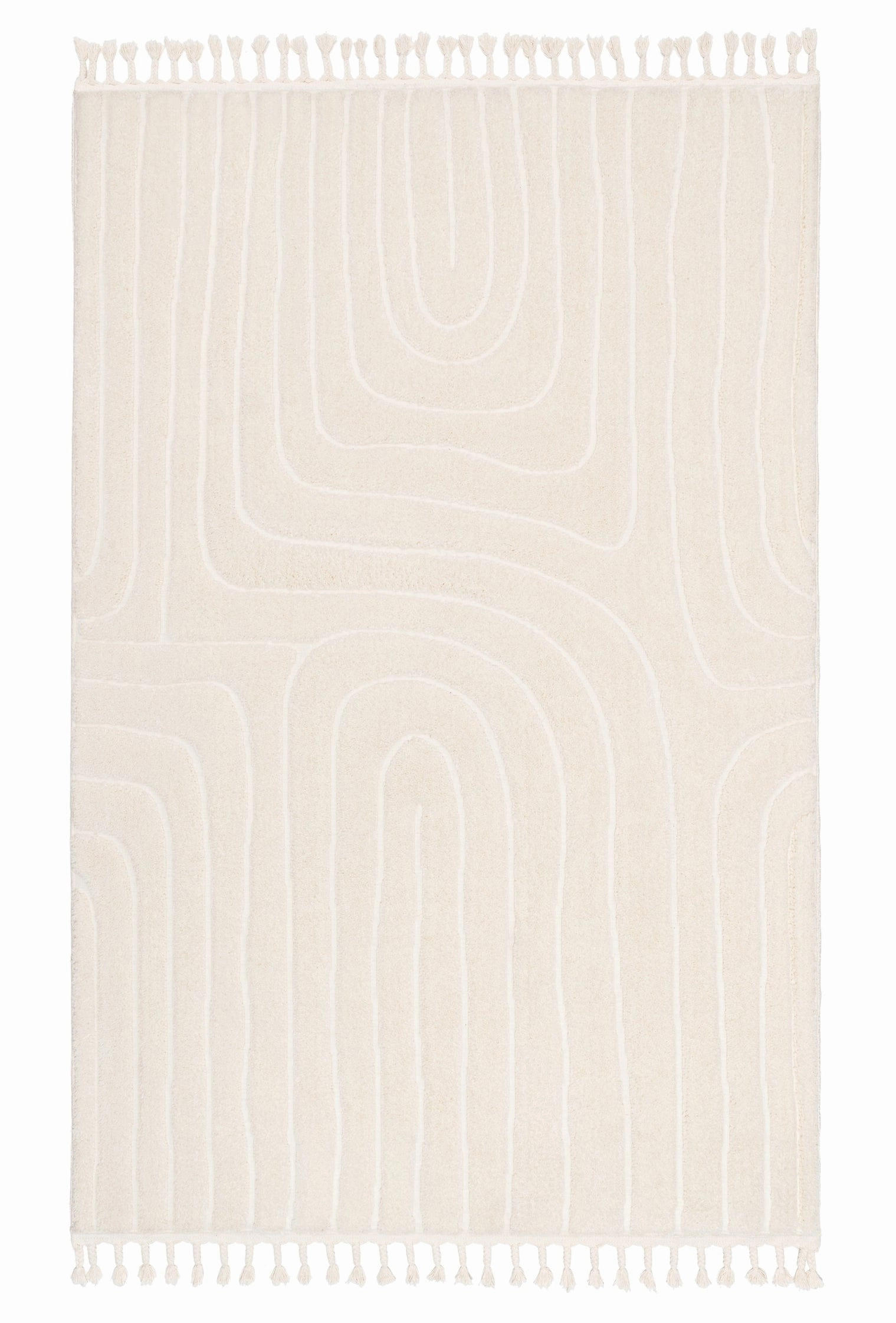 Venus Ivory Abstract Rugmodern color block patchwork rug