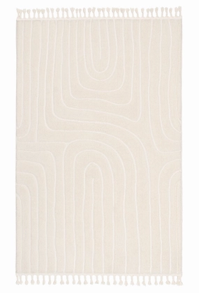 Venus Ivory Abstract Rugmodern color block patchwork rug
