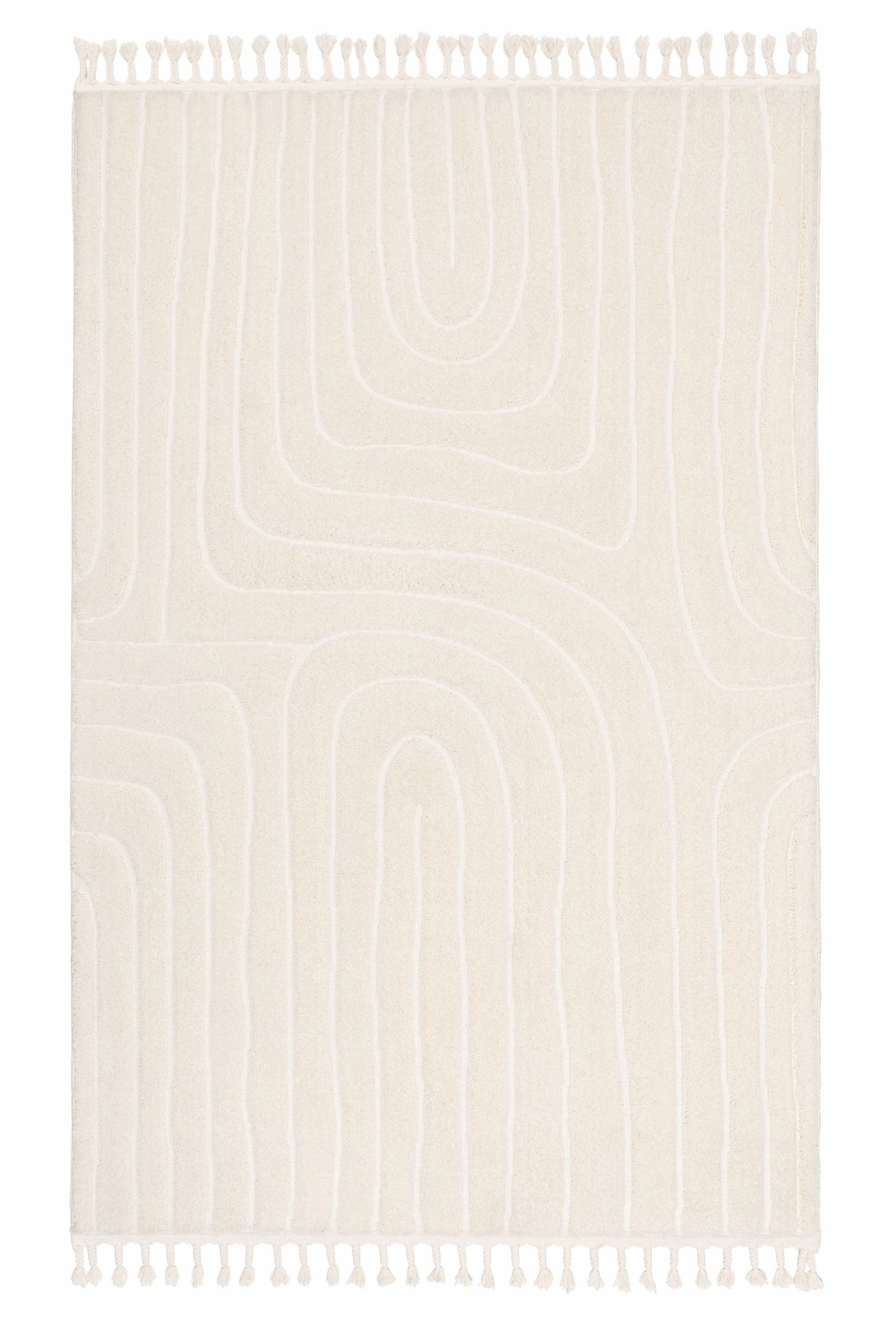 Venus Ivory Abstract Rugmodern color block patchwork rug