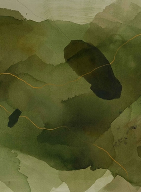 Verdant, Muralnordic minimalist wallpaper