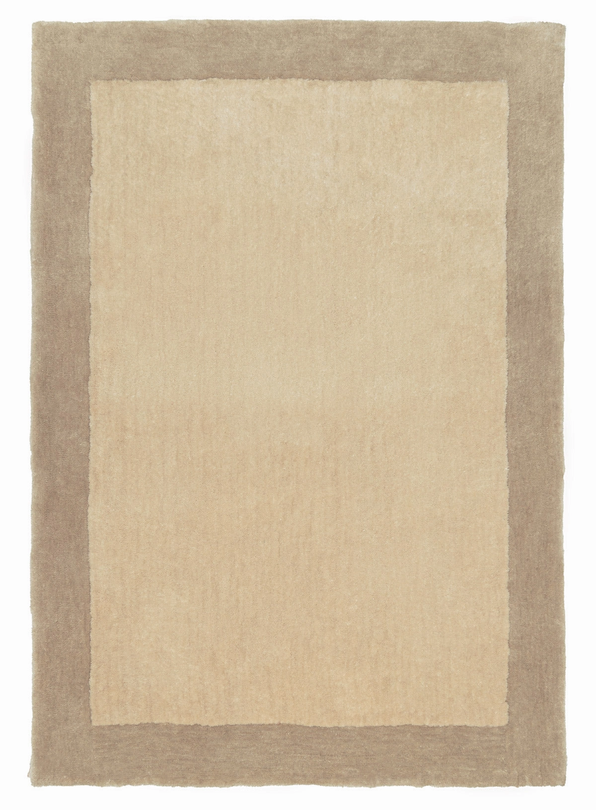 Verity Beige Bordered Shag Rugmodern color block patchwork rug