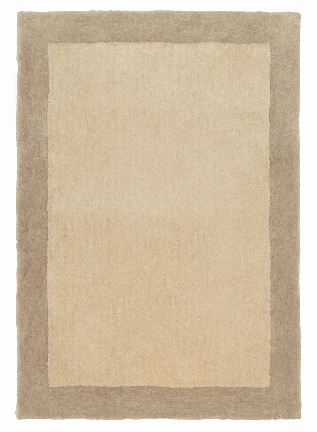 Verity Beige Bordered Shag Rugmodern color block patchwork rug