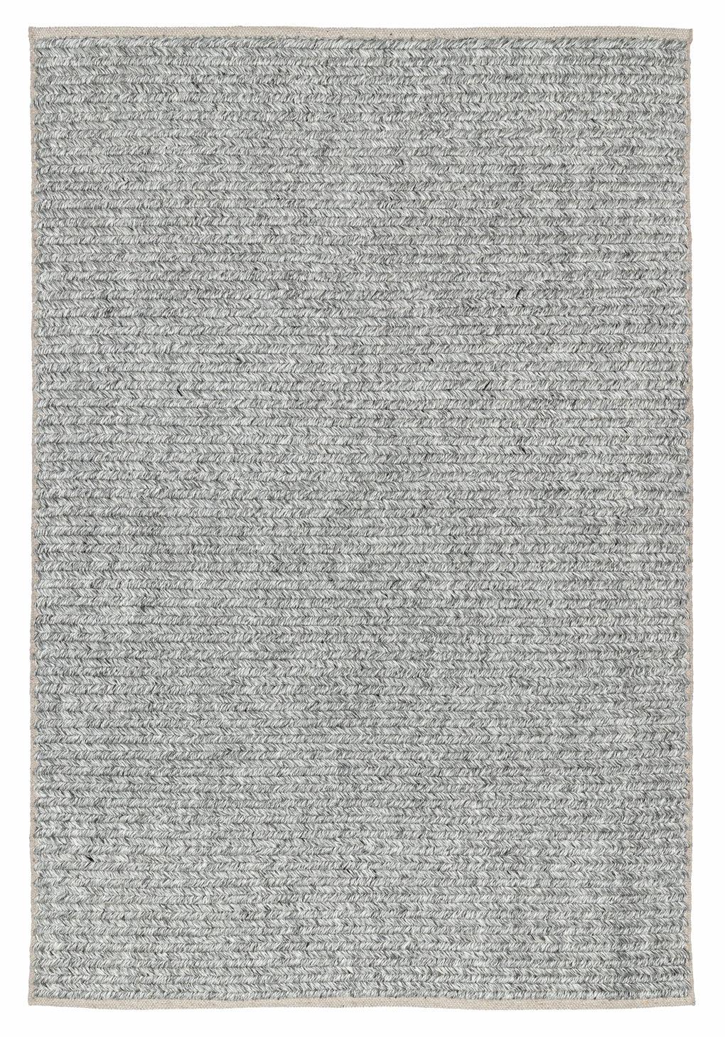 Vica Cream and Grey Braided Rugmodern color block patchwork rug