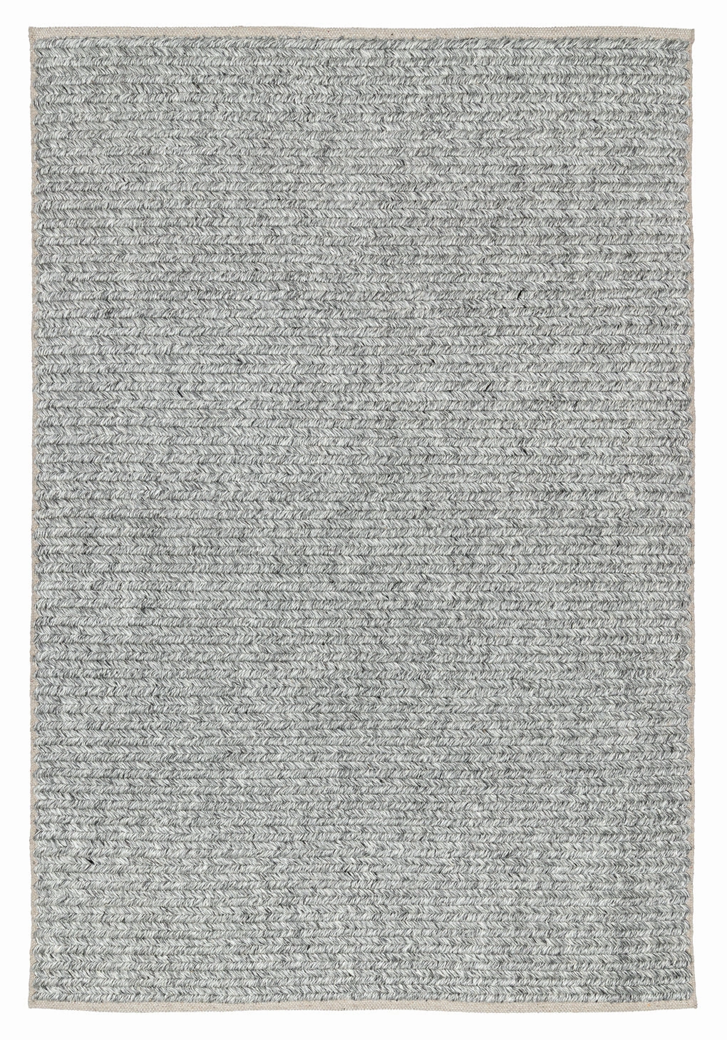 Vica Cream and Grey Braided Rugmodern color block patchwork rug