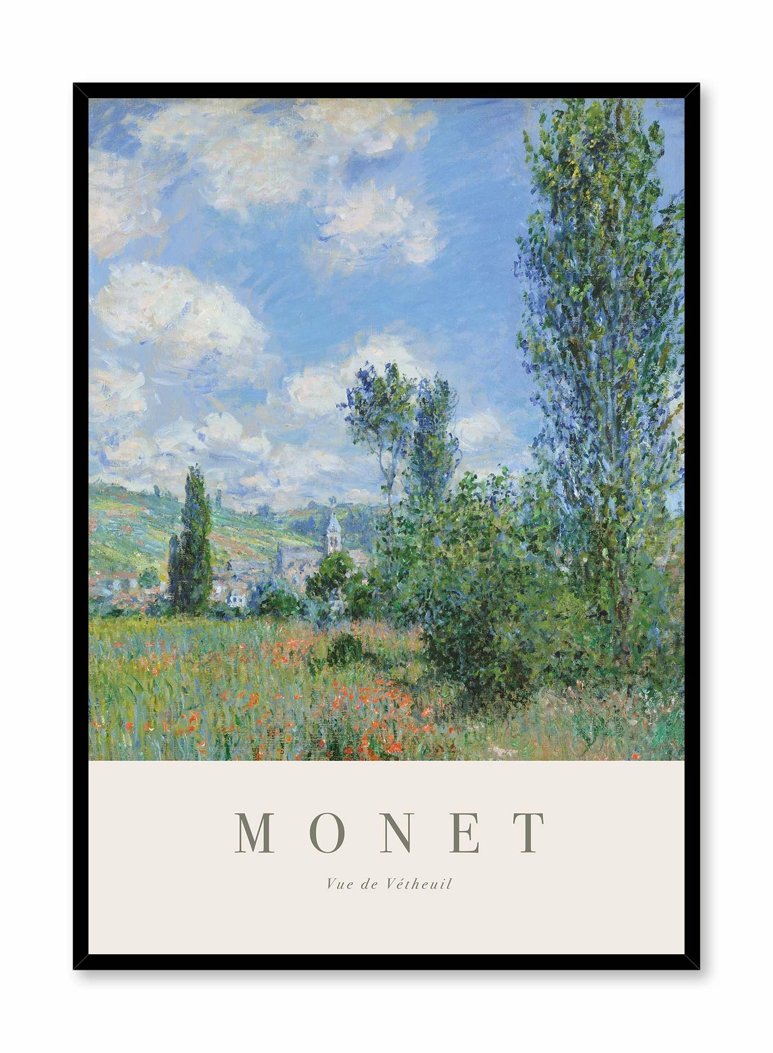 View of Vtheuil, Posterpop culture themed posters