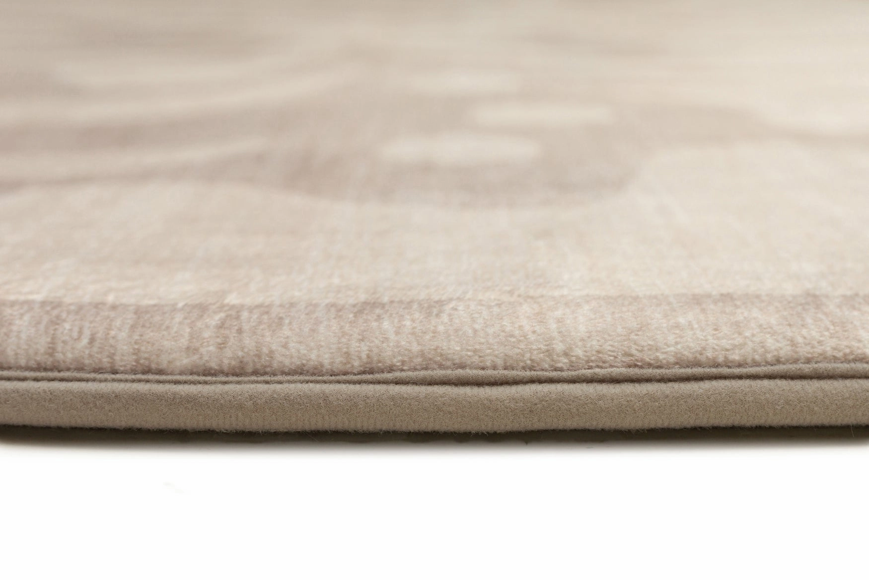 Viki Grey Beige Leaves Rollie Pollie Round Playmat