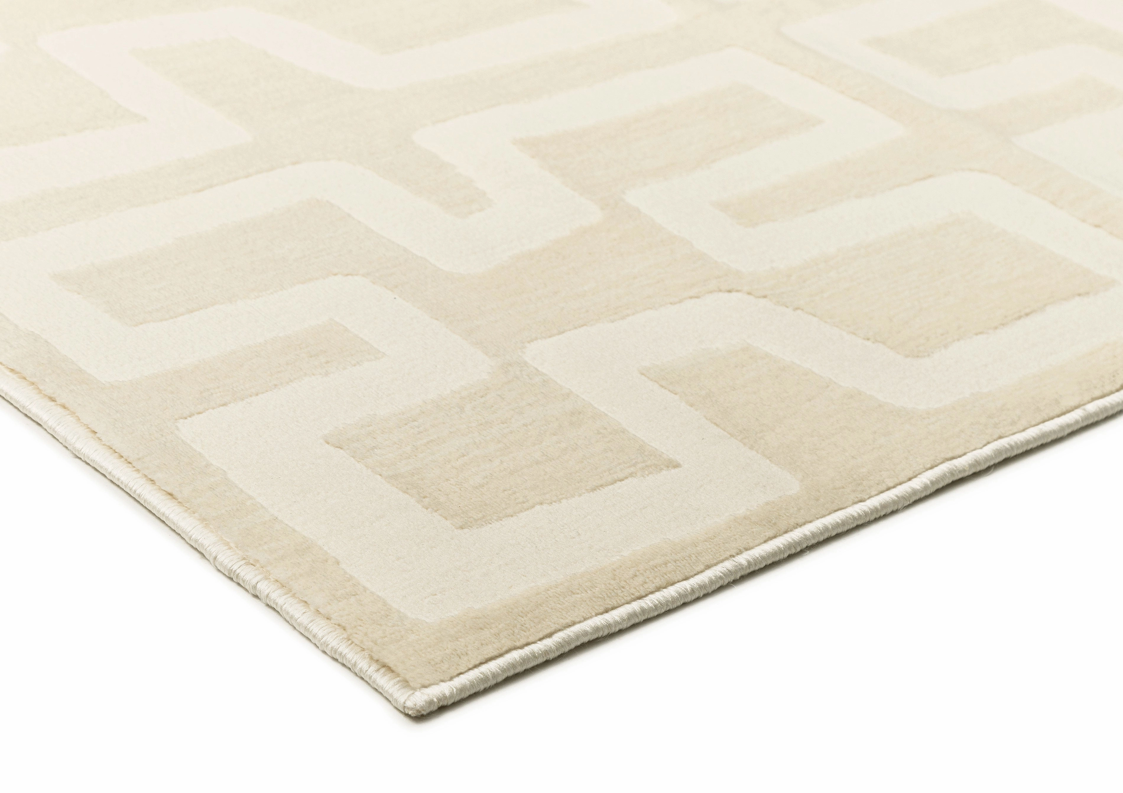 Villosa Textured Neutral Washable Rug