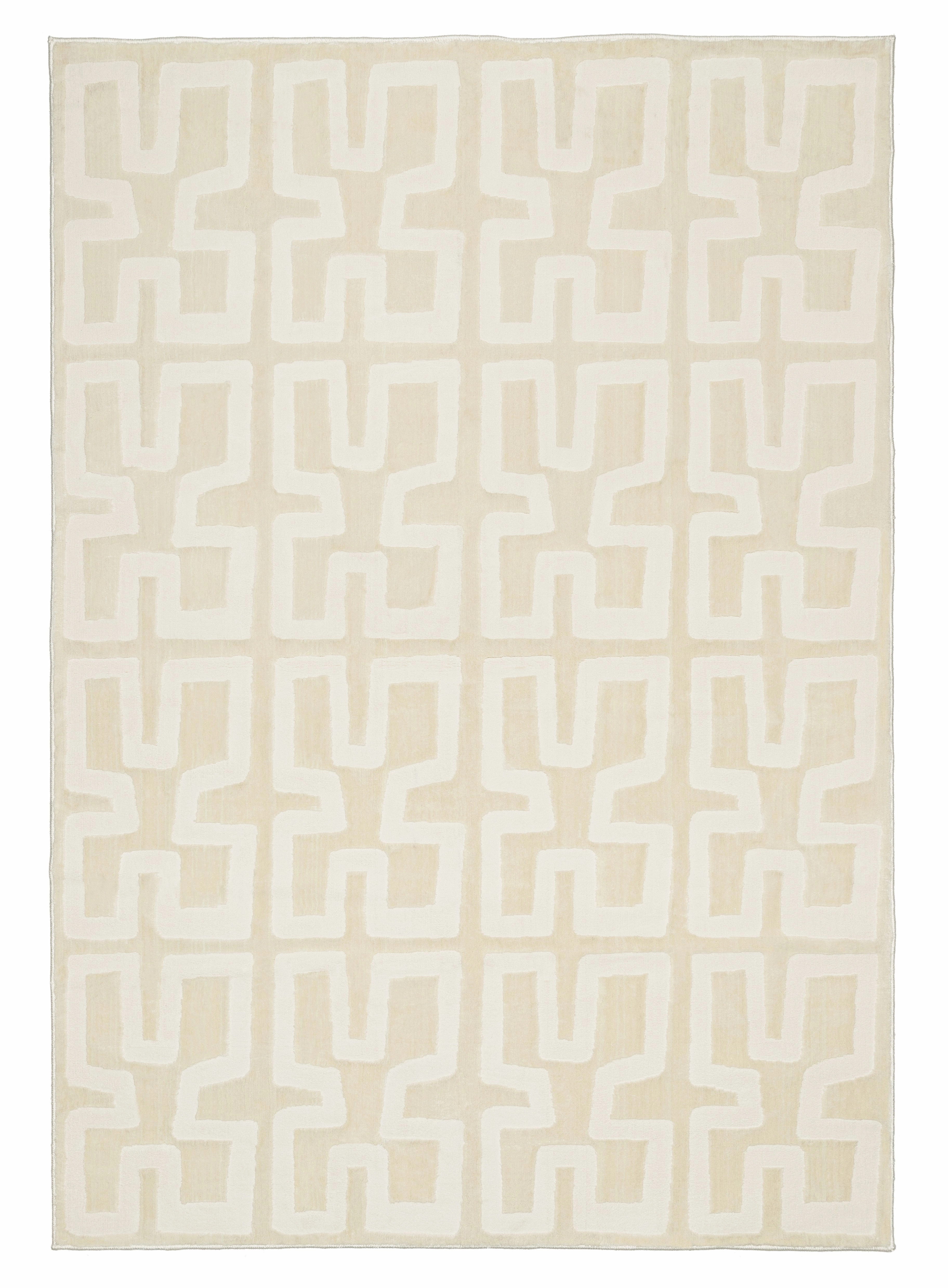 Villosa Textured Neutral Washable Rugmodern color block patchwork rug