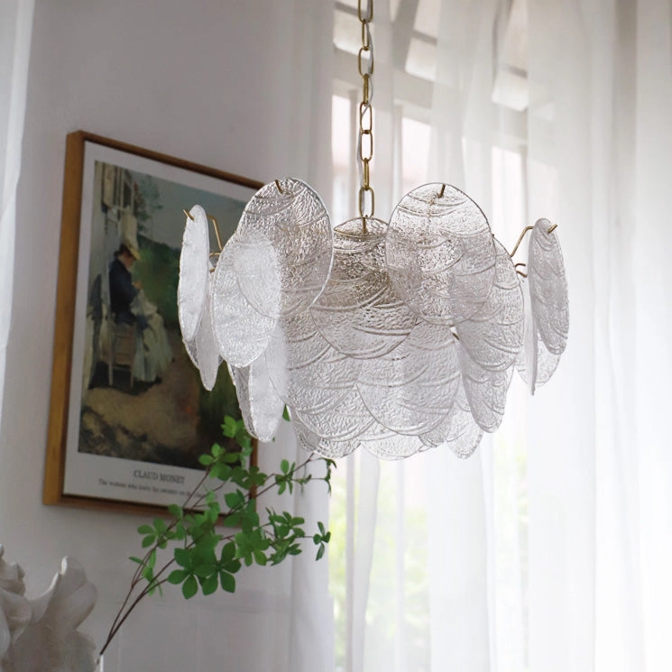 Vintage Glass Petals Chandelier SALE
