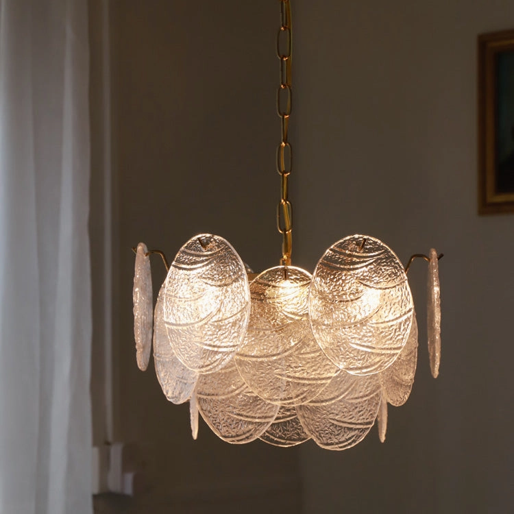 Vintage Glass Petals Chandelier SALE