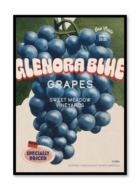 Vintage Glenora Grapes, Posterpop culture themed posters
