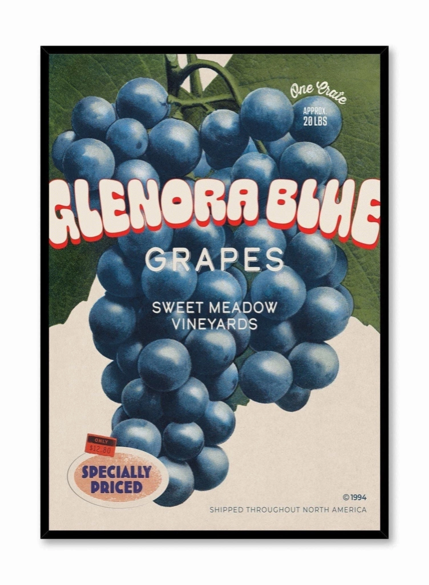 Vintage Glenora Grapes, Posterpop culture themed posters