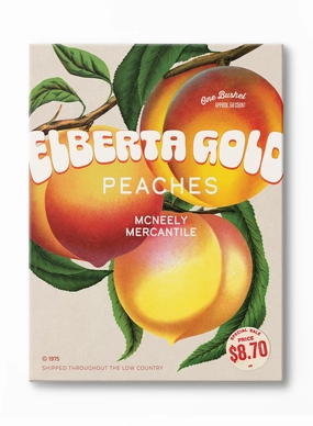 Vintage Gold Peaches, Canvasindoor decorative canvas print