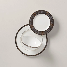 Vintage Jewel 3-Piece Place Settingmodern kitchen decor ,kitchen dinner set ,dinnerware 