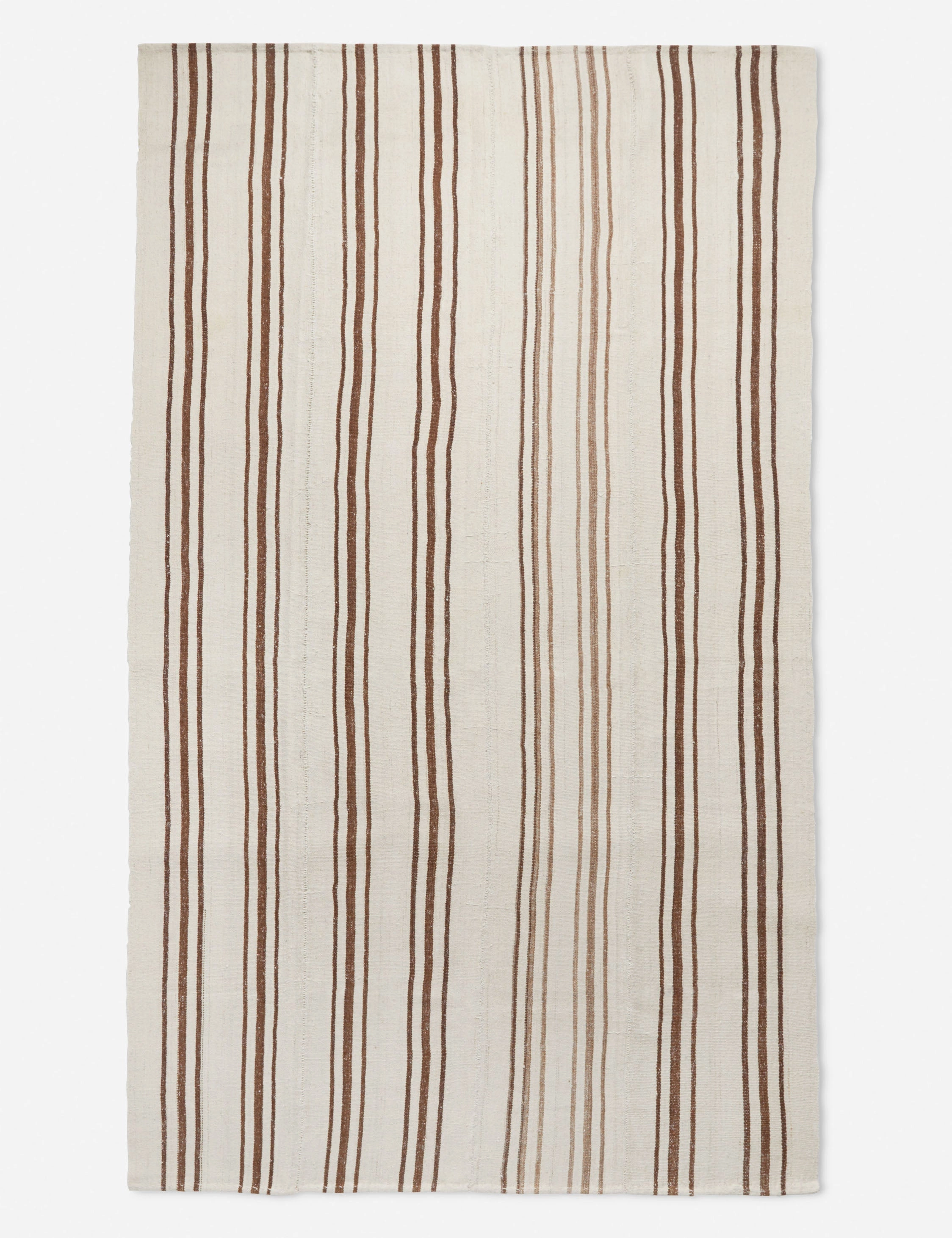 Vintage Kilim Flatweave Wool Rug No. 30, 4'4" x 7'3"modern color block patchwork rug