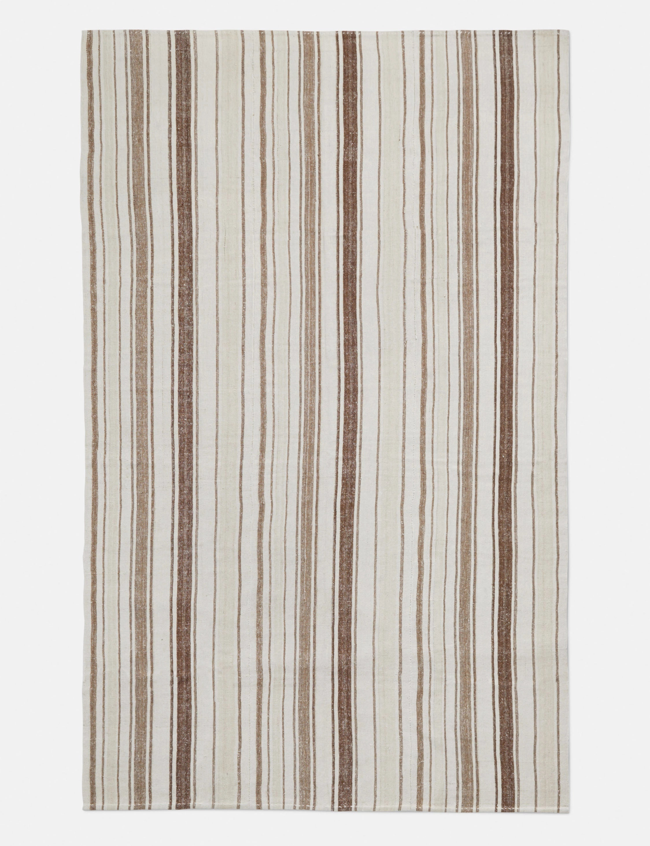 Vintage Kilim Flatweave Wool Rug No. 42, 7'1" x 12'6"modern color block patchwork rug