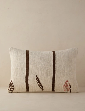 Vintage Lumbar Pillow No. 100, 16" x 24"bedding sets ,throw blankets 