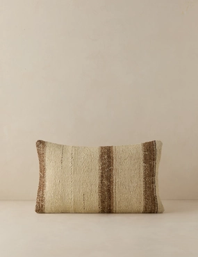 Vintage Lumbar Pillow No. 136, 12" x 20"bedding sets ,throw blankets 