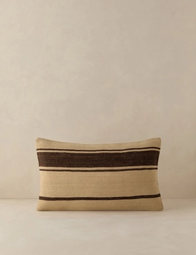 Vintage Lumbar Pillow No. 152, 12" x 20"bedding sets ,throw blankets 