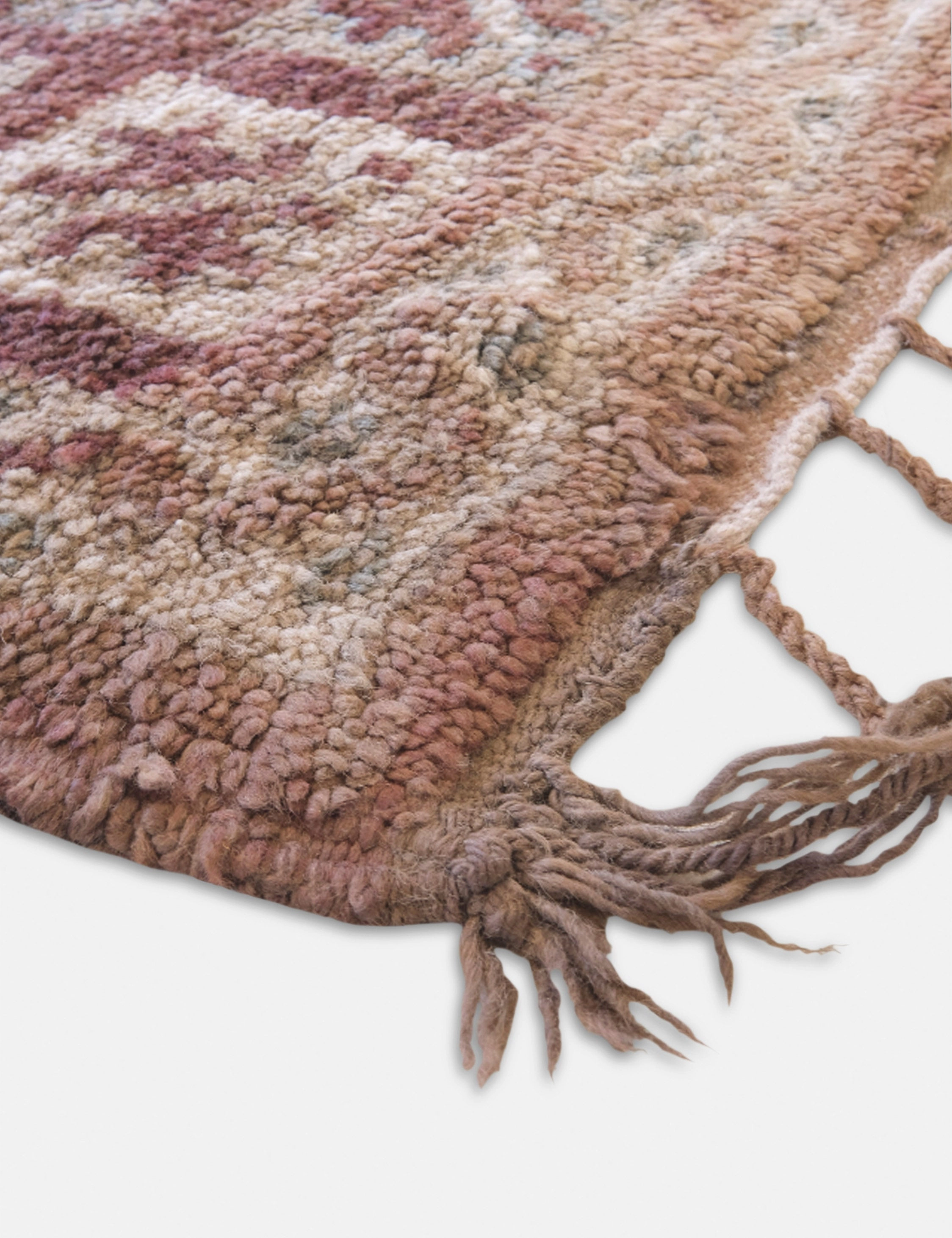 Vintage Moroccan Hand-Knotted Wool Rug No. 50, 6'4 x 15'3"