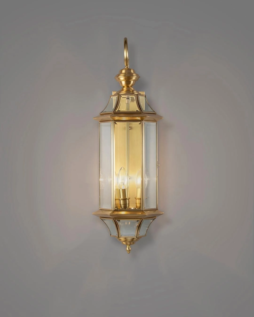 Vintage Retro Brass Wall Light