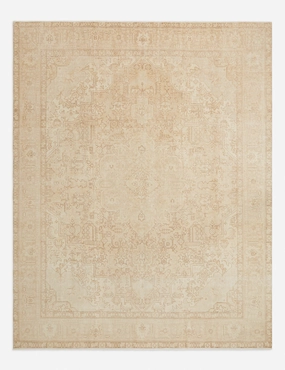 Vintage Turkish Hand-Knotted Wool Rug No. 264, 9'9" x 12'8"modern color block patchwork rug