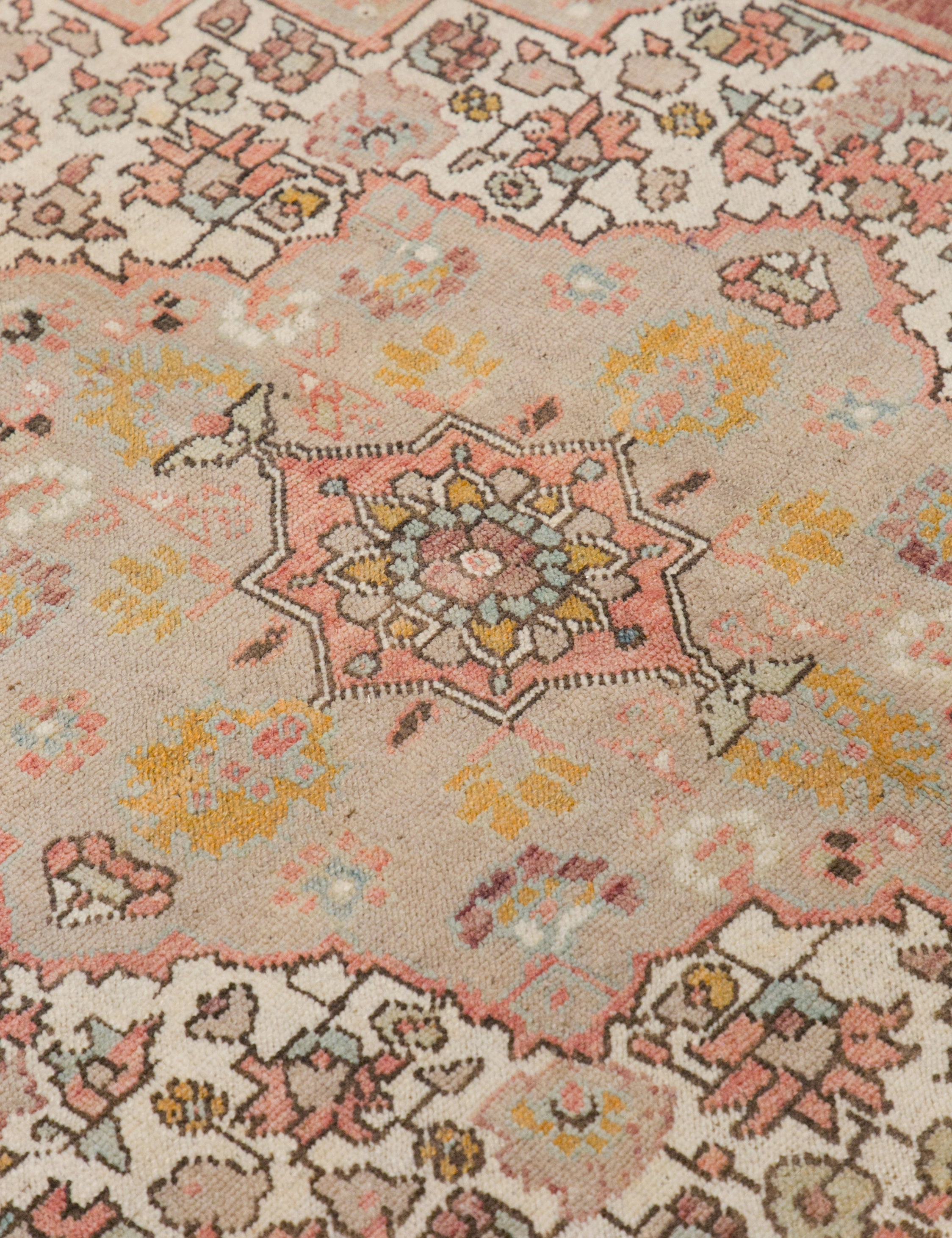Vintage Turkish Hand-Knotted Wool Rug No. 406, 5'3" x 10'