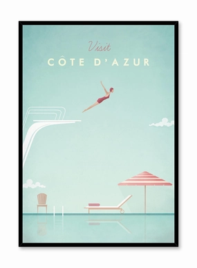 Visit C?te d'Azur, Posterpop culture themed posters