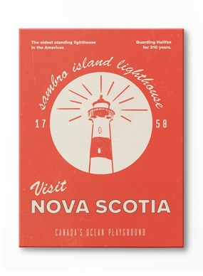 Visit Nova Scotia, Canvasindoor decorative canvas print