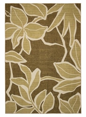 Vivienne Dark Green Botanical Washable Rugmodern color block patchwork rug