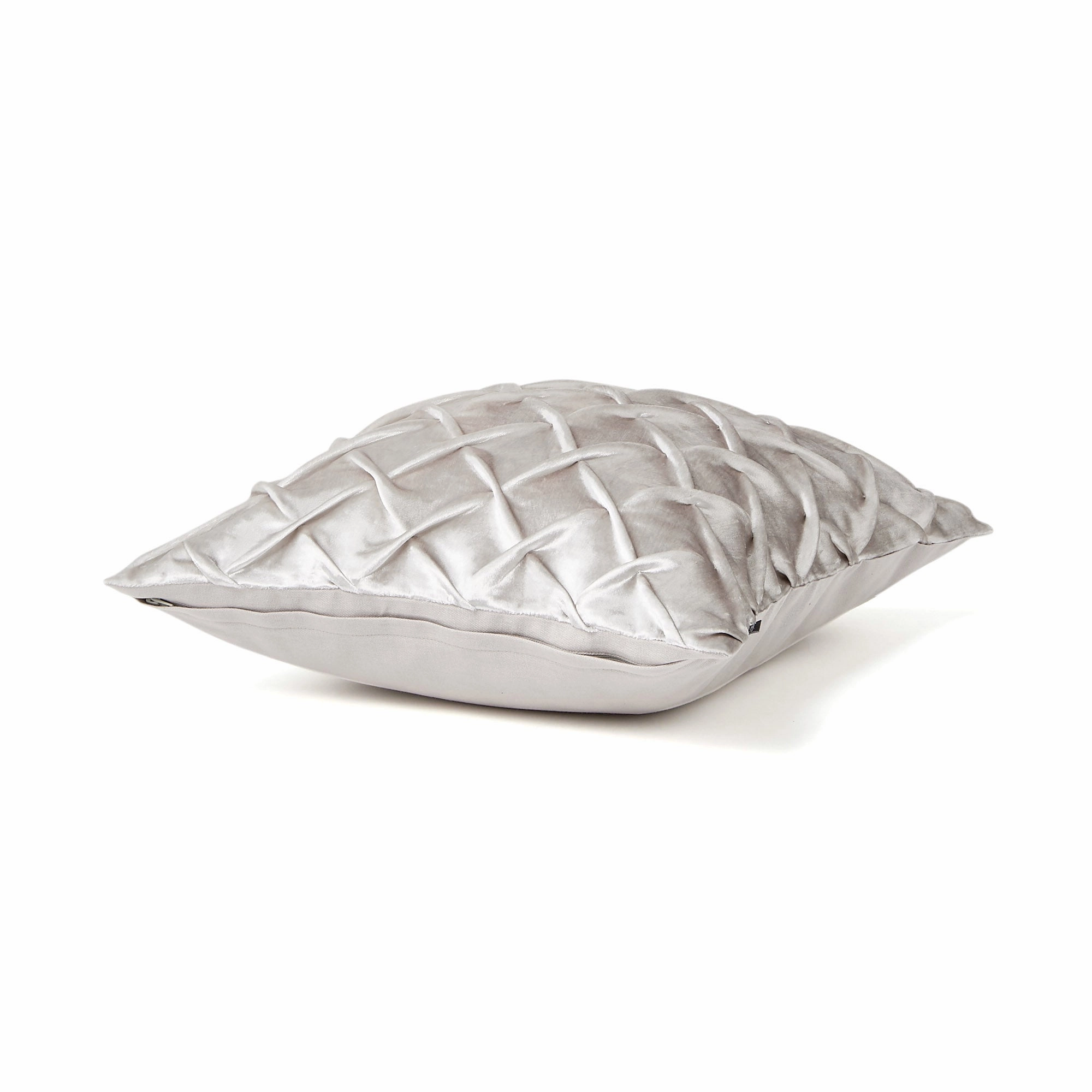 Vlvt Smocking Cushion Cover 450 X 450 Light Gray