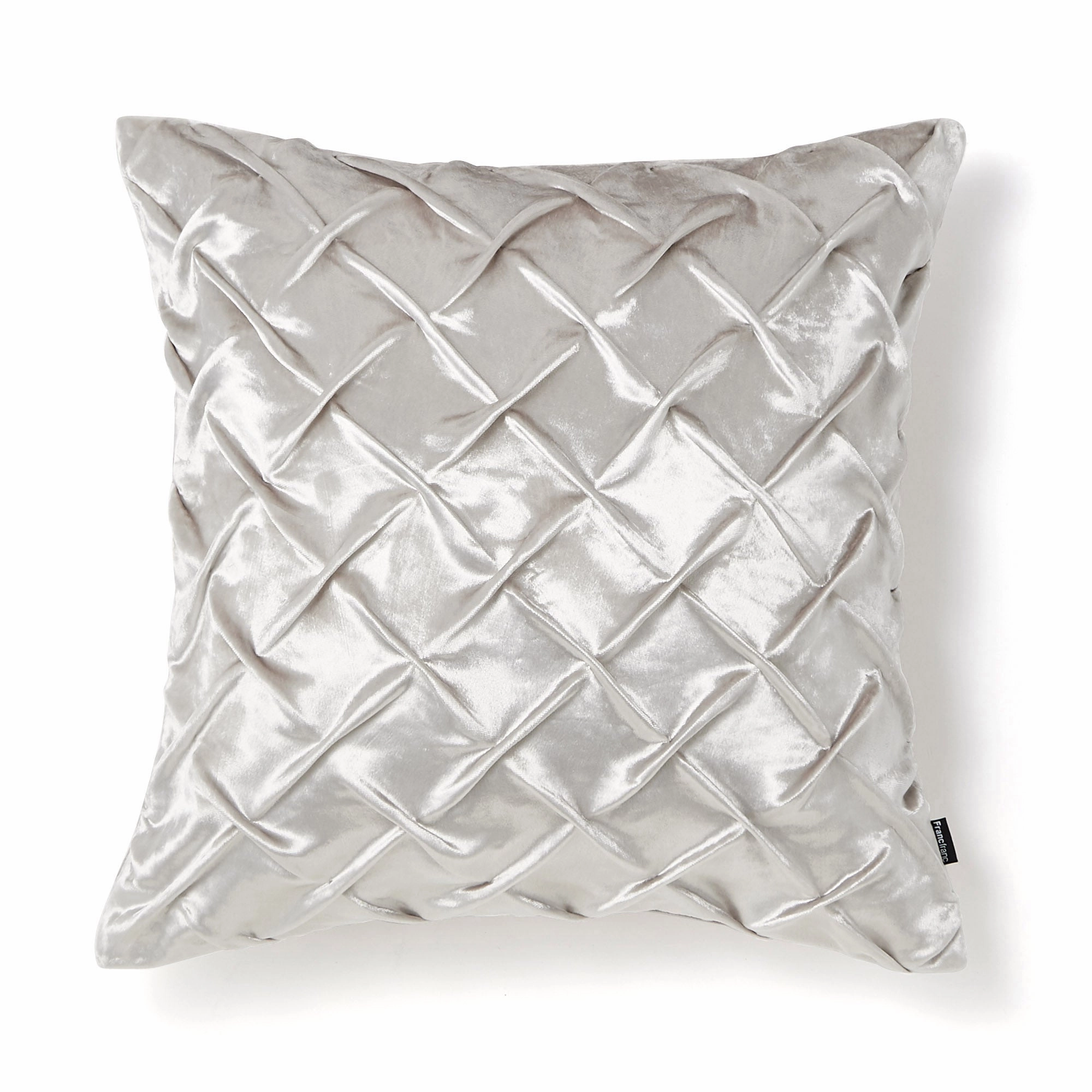 Vlvt Smocking Cushion Cover 450 X 450 Light Graybedding sets ,throw blankets 