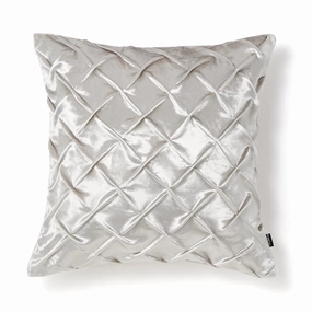 Vlvt Smocking Cushion Cover 450 X 450 Light Graybedding sets ,throw blankets 