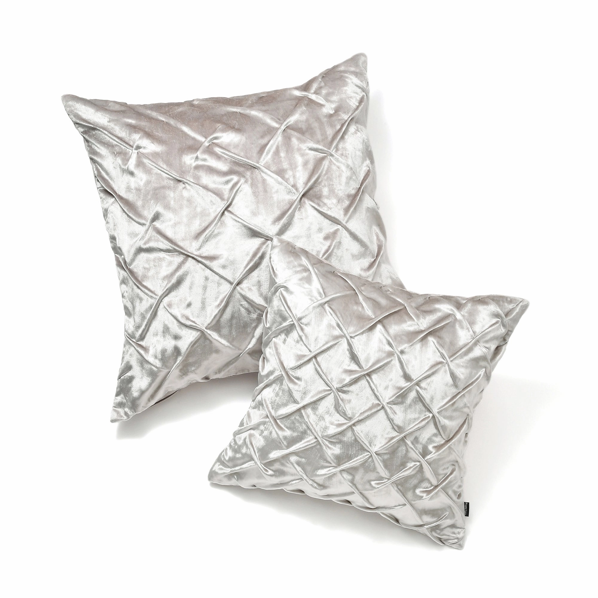 Vlvt Smocking Cushion Cover 450 X 450 Light Gray