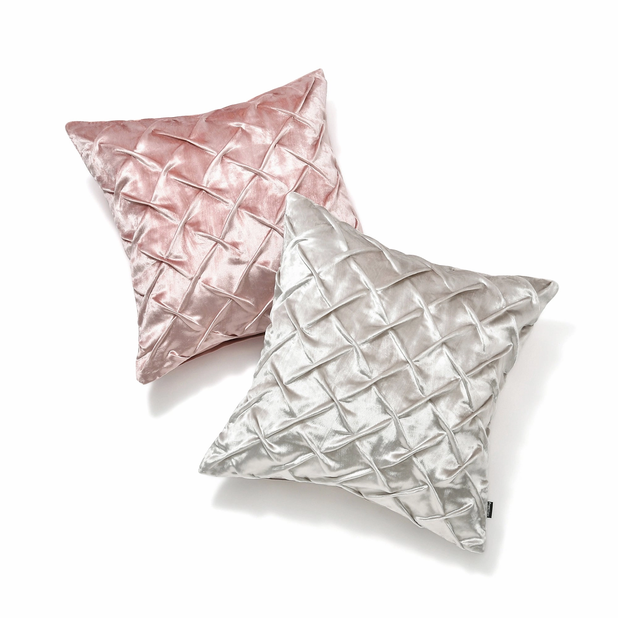 Vlvt Smocking Cushion Cover 450 X 450 Light Gray