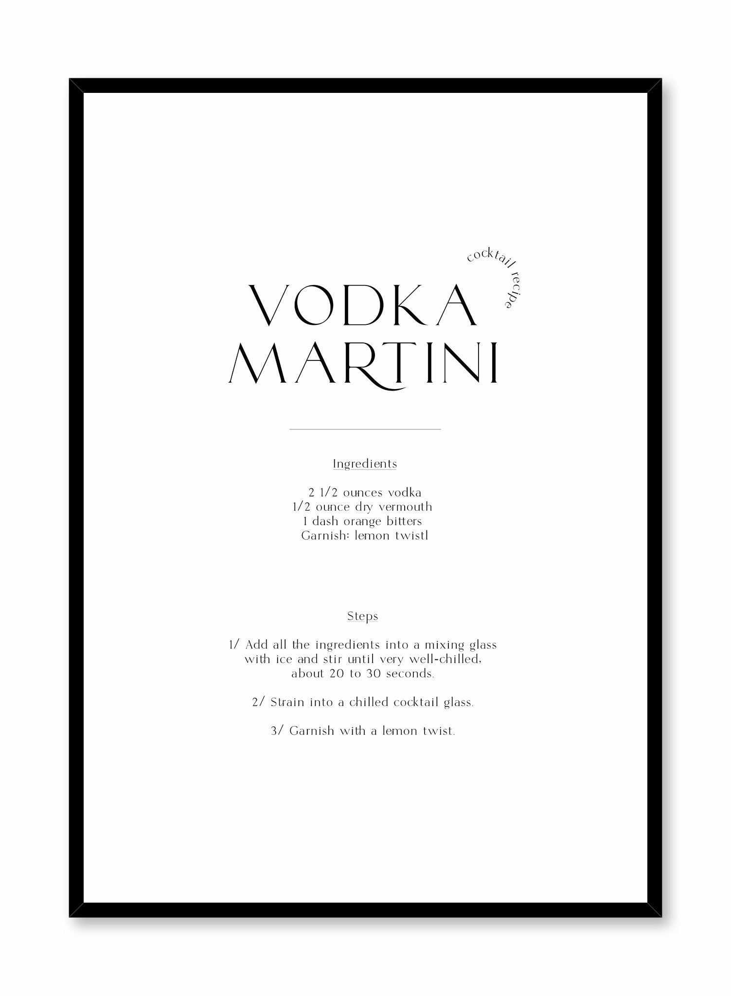 Vodka Martini, Posterpop culture themed posters