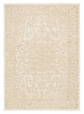 Waleska Ivory Taupe Medallion Tufted Wool Rugmodern color block patchwork rug